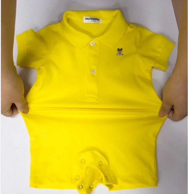 Комбинезон детский хлопковый короткий для новорожденных девочек и мальчиков