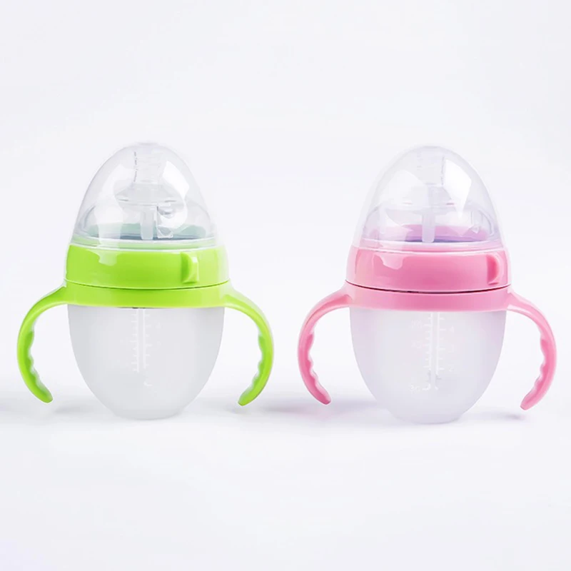 Бутылочка для новорожденных кормление 2 цвета широкий рот детские бутылки