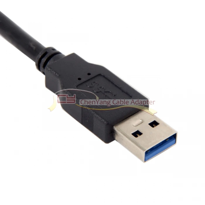 Chenyang USB 3,0 тип-a штекер к гнезду расширение док-станции стыковочный кабель 0,8 м
