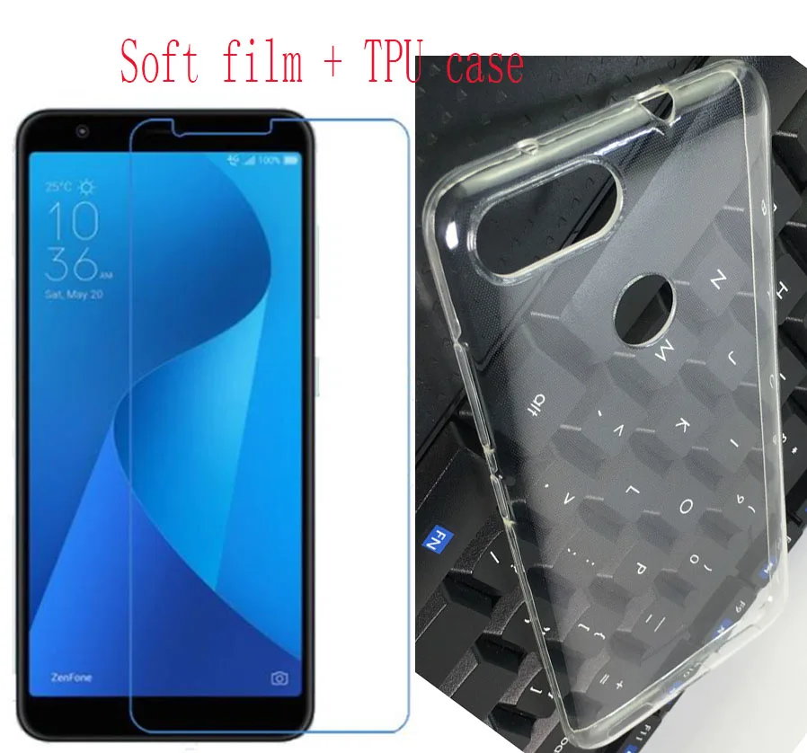 Чехол для телефона ASUS Zenfone Max Plus(M1) X018DC ZB570TL Прозрачный Силиконовый ТПУ чехол +