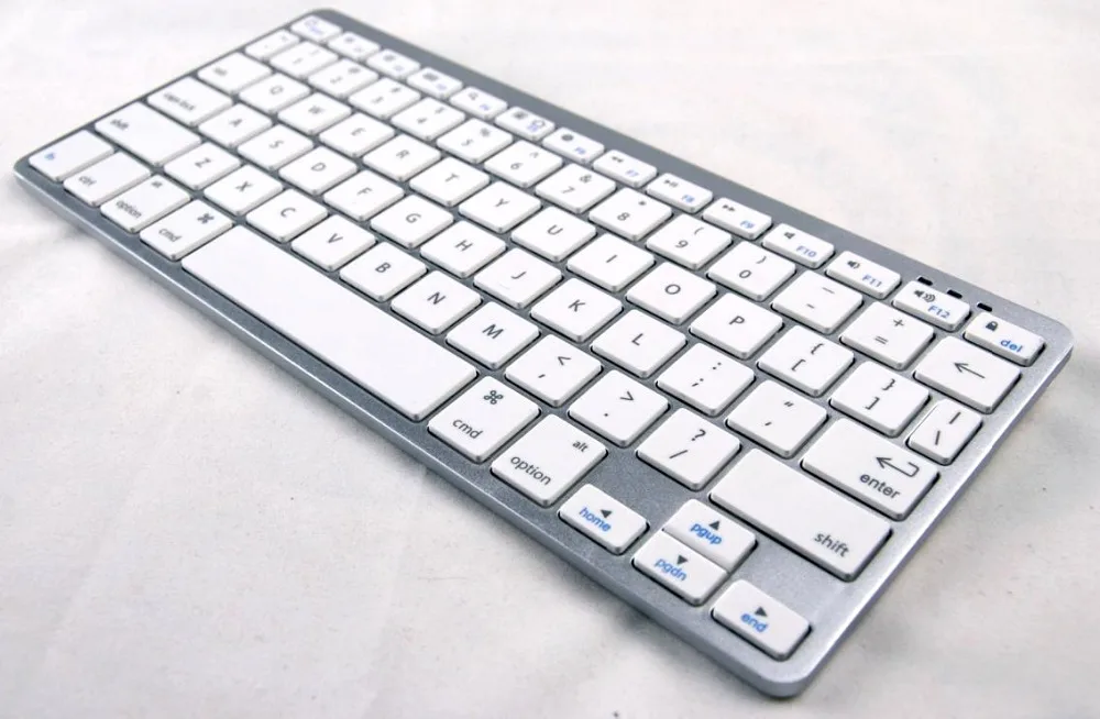 Перезаряжаемая Беспроводная Bluetooth клавиатура для Macbook ipad iphone android 4 0 Windows планшета