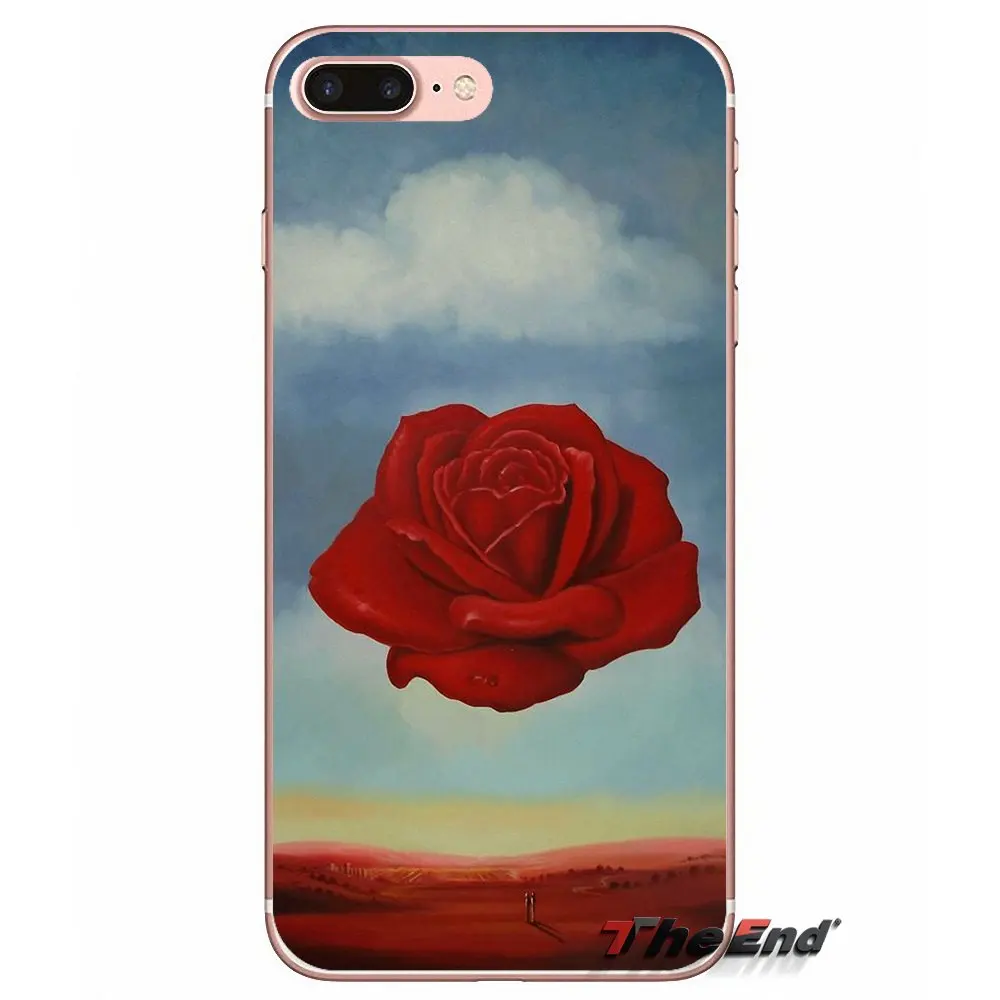 For iPhone X 4 4S 5 5S 5C SE 6 6S 7 8 Plus Samsung Galaxy J1 J3 J5 J7 A3 A5 2016 2017 The Meditative Rose by Salvador Dali Case | Мобильные