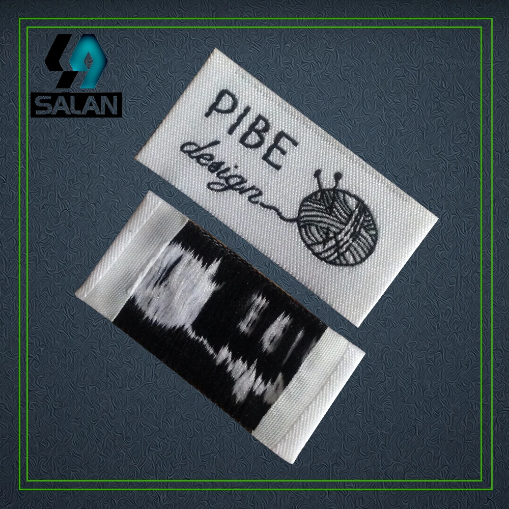 Индивидуальные тканевые основные этикетки OEM экологически чистые моющиеся