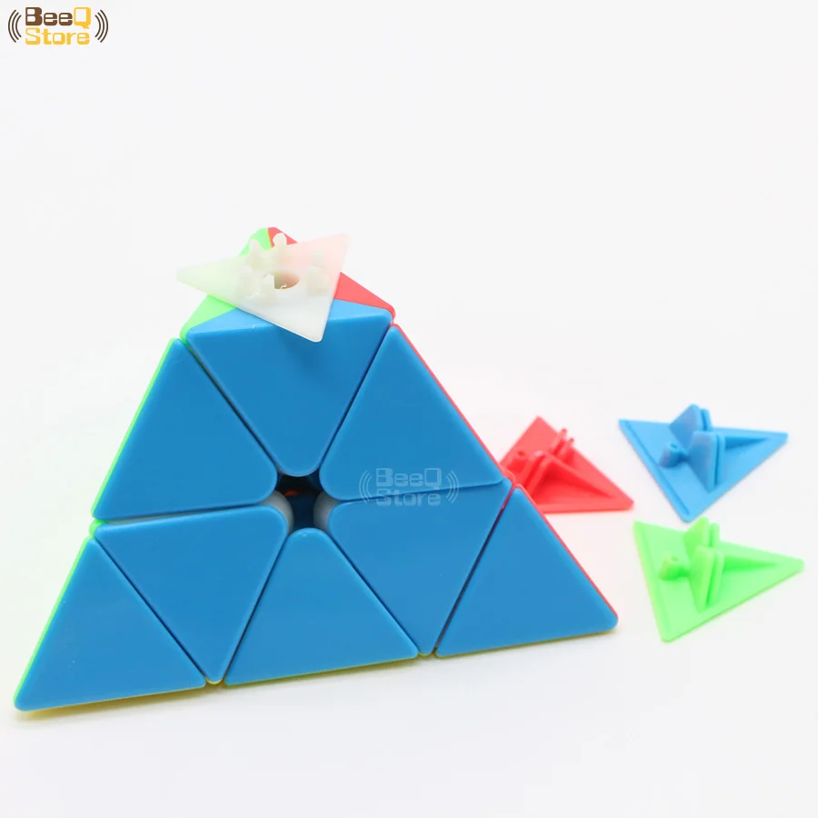 Mofangjiaoshi 3x3x3 MF Пирамида волшебный куб головоломка на скорость Moyupyraminx magico Cubo черный Stickerless образовательный мозговой Тизер Игрушка