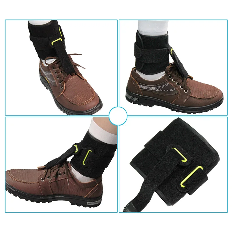 Универсальный Регулируемый ортопедический бандаж на лодыжку для подошвенного