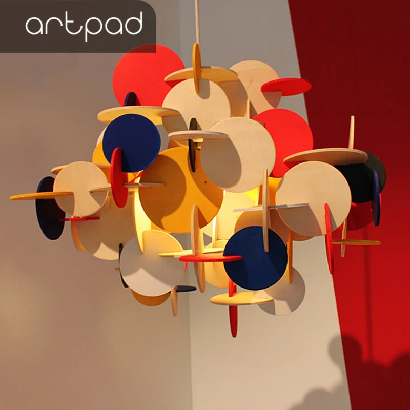 Креативные строительные блоки Artpad сделай сам красочная Подвесная лампа для