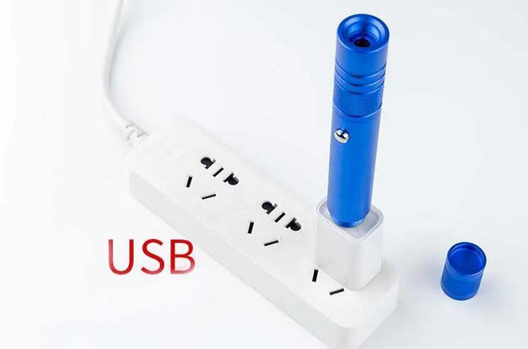 USB перезаряжаемая лазерная указка зеленый светильник длинная кассета 5 цветов| |
