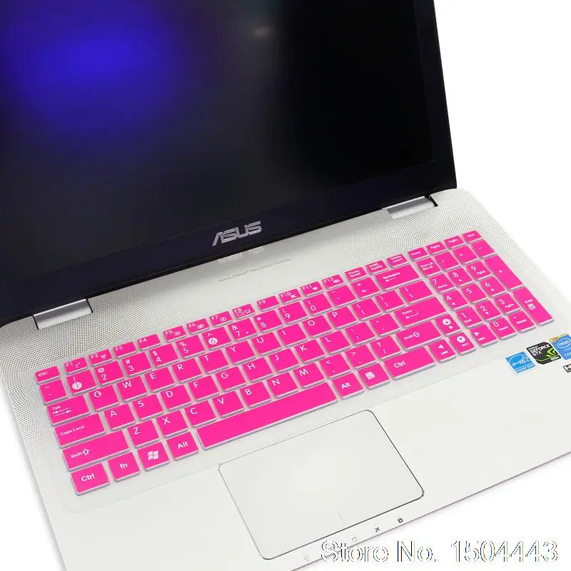 Для Asus Zenbook Pro UX501 UX501J UX501VW UX501JW UX501VW6700 FX-Pro F555L 15 дюймов Клавиатура для ноутбука силиконовый чехол для клавиатуры - Цвет: rose