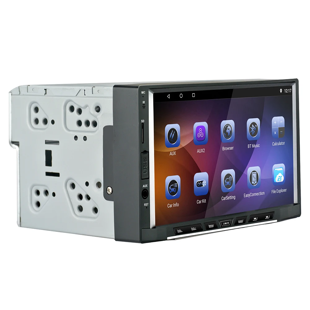 7 &quotips Android 8 1 2 Гб 16 2din OctaCore автомобильный Радио gps аудио стерео 1024x600 Авторадио