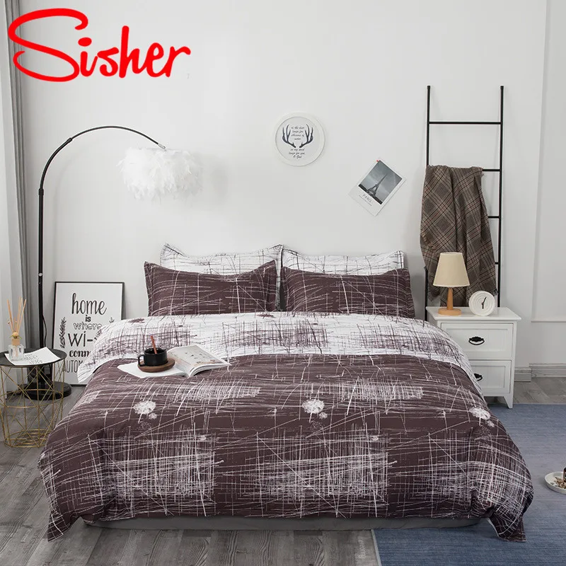 Sisher Роскошное Одеяло классический твердый комфортный цвет постельных