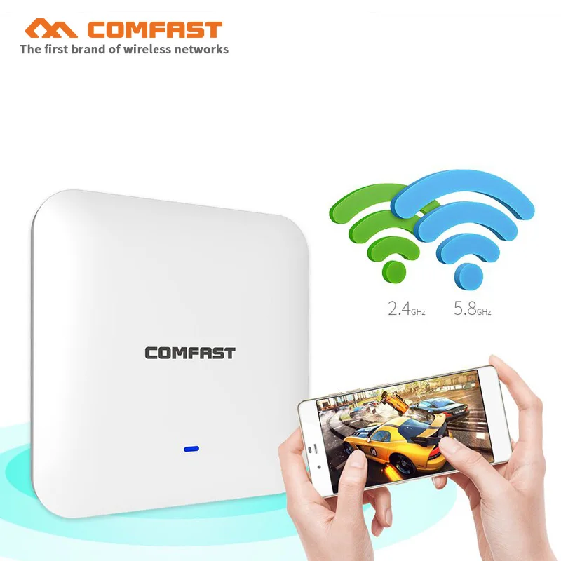 4 шт 2200 м гигабитный AC wifi роутер 2,4G/5 ГГц двухдиапазонный Wifi точка доступа AP POE роутер открытый dd WRT БЕСПРОВОДНОЙ потолочный AP для отеля