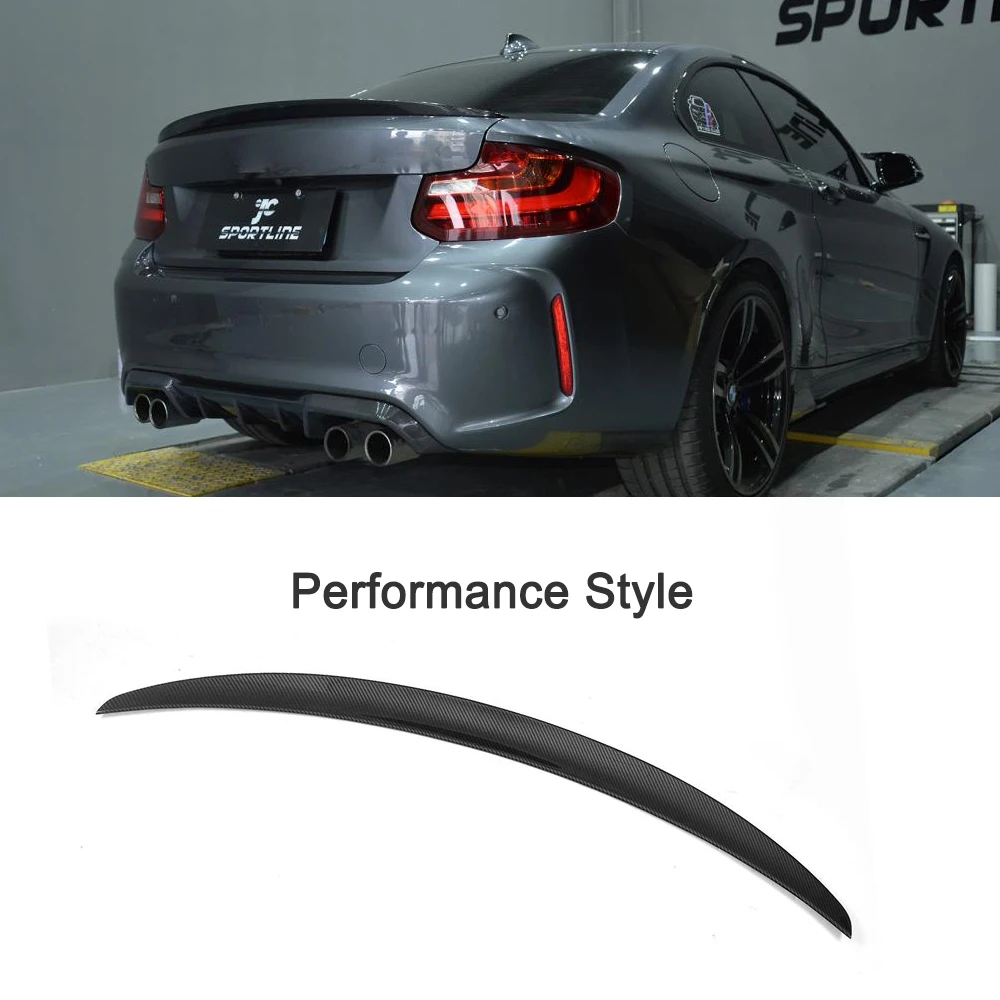 Для BMW F87 M2 F22 F23 220i 228i 230i M235i M240i купе 2014 2019 углеродного волокна Задняя накладка на