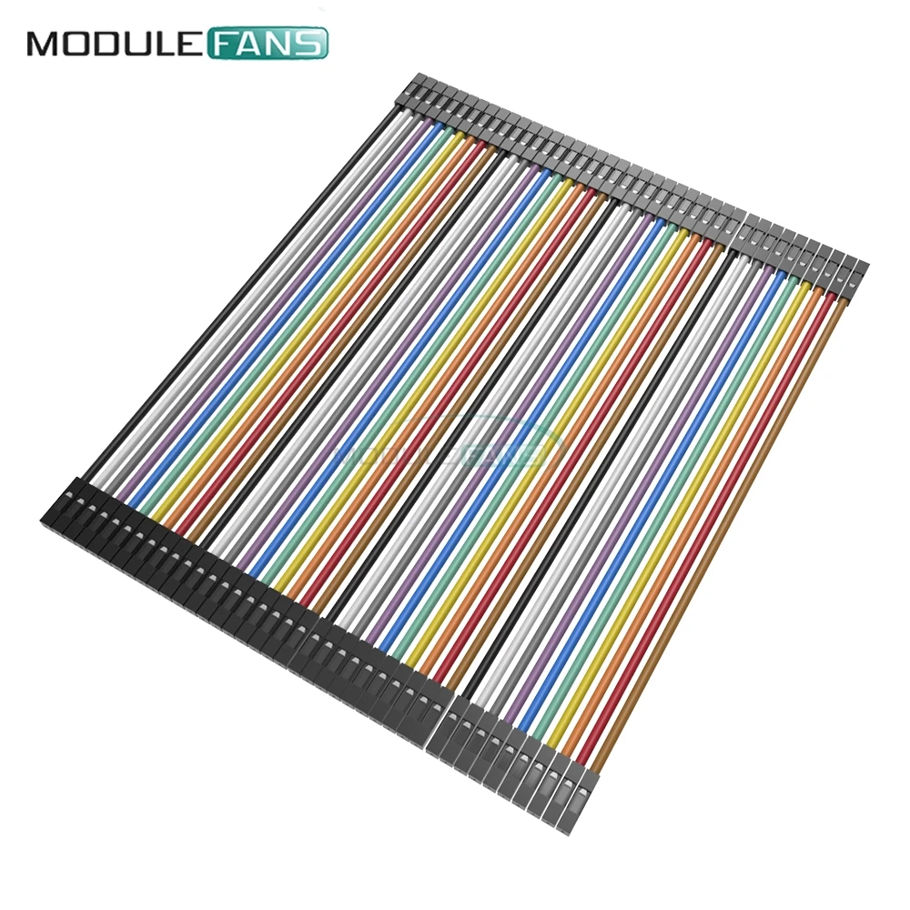 5x40 шт. Dupont 10 см Мама-мама Перемычка ленточный кабель для Arduino | Электронные