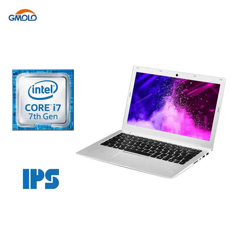 Игровой ноутбук GMOLO Core I7 7 го поколения 8 Гб DDR4 ОЗУ 1 ТБ HDD + 120 ГБ SSD 13 3 дюймов 1920*1080 IPS HD