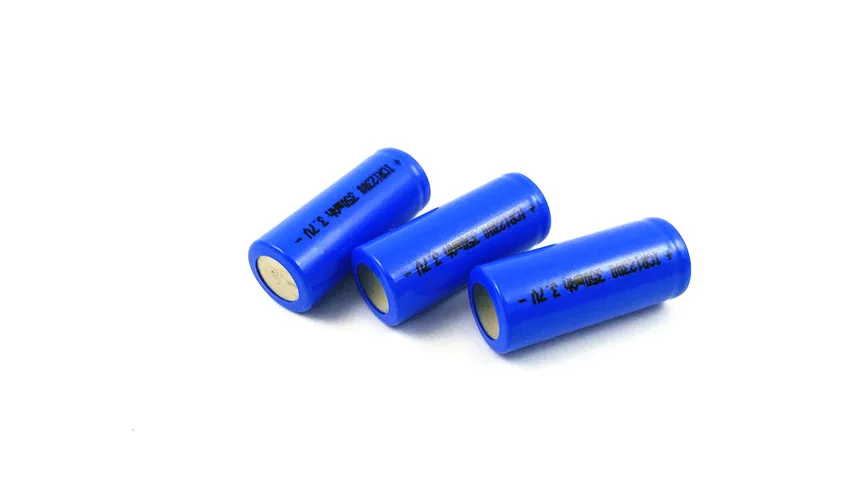 4pcs 3.7v ICR 12300 rechargeable lithium ion battery cell 350MAH for LED flashlight torch and speaker | Электроника