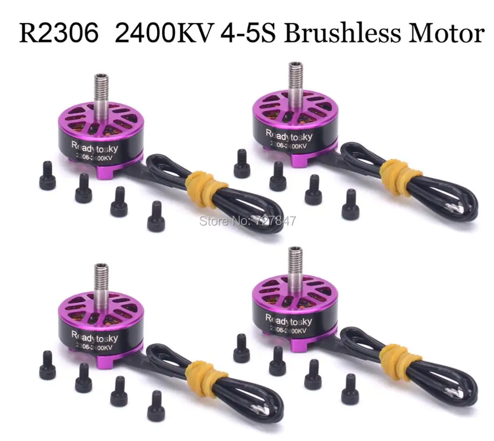 R2306 2306 2400KV бесщеточный двигатель CW CCW поддержка 4 5S для FPV RC дрона квадрокоптера