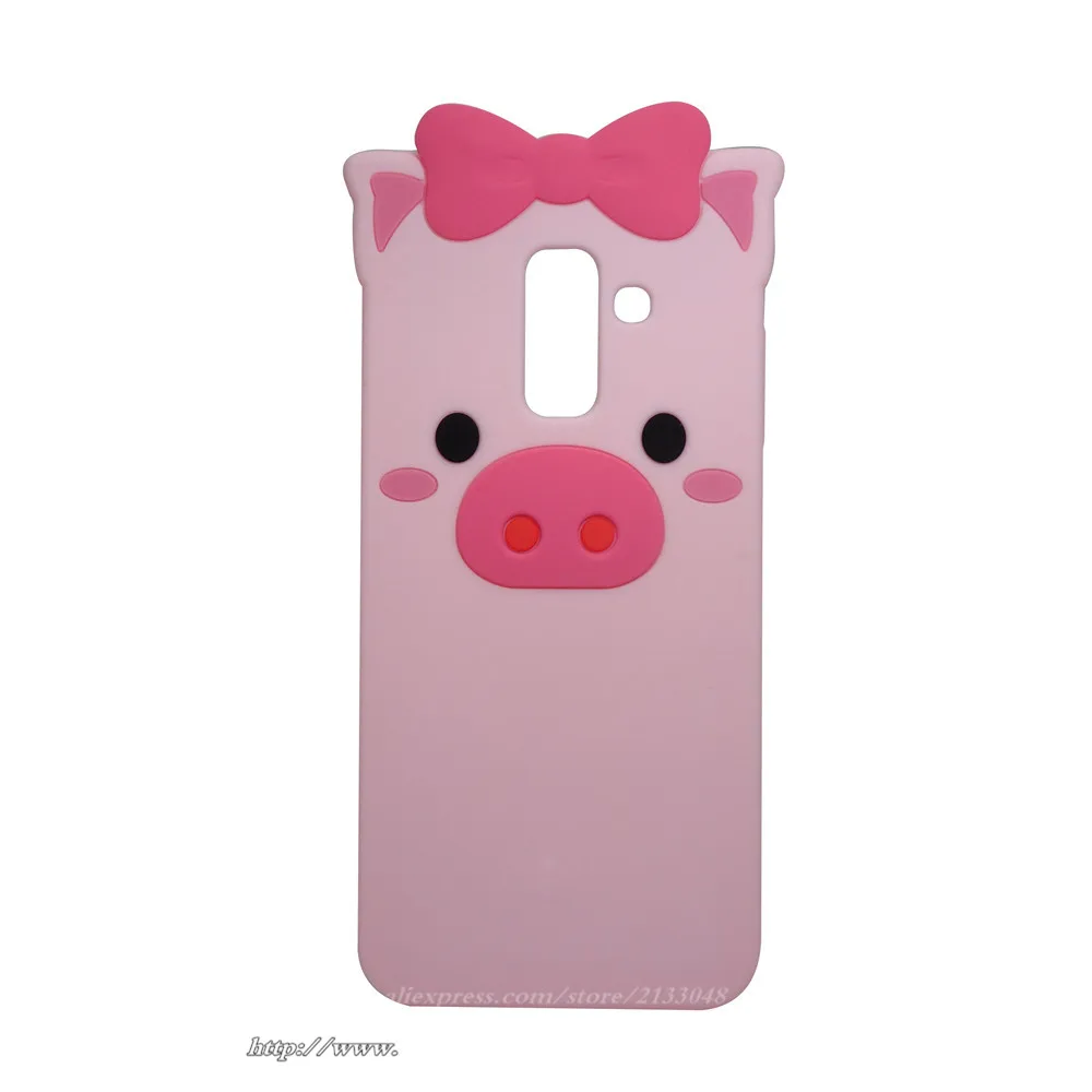 Case for Samsung Galaxy A6 Plus 2018 case SM-A605G A605G Coque 6 inch 3D Cartoon Smiling Minnie |