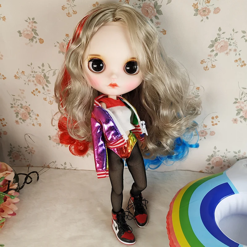 Ледяной DBS Blyth кукольные 1/6 шарнирное тело ручная роспись матовая лицевая сторона