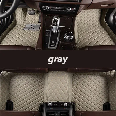 gray HeXinYan заказ автомобиля коврики для Subaru все модели XV BRZ Outback Forester Legacy Tribeca Impreza Авто Средства укладки волос - Название цвета: gray