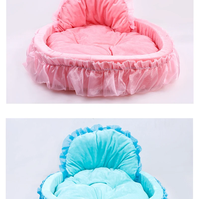 Rfwcak Высокое качество циркуляр собака дом Кружево принцесса Щенок Домашнее