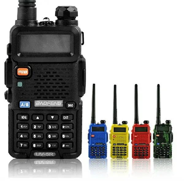 4 шт. BaoFeng UV 5R иди и болтай Walkie Talkie “иди Dual Band двухстороннее радио Pofung uv 5r