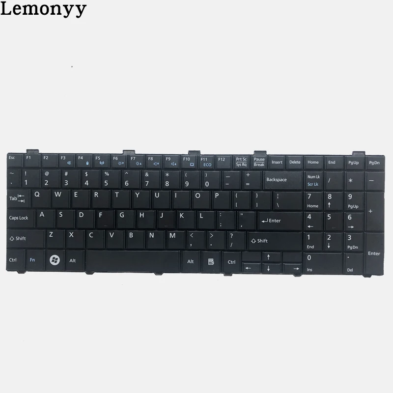 Новая американская клавиатура для Fujitsu Lifebook AH530 AH531 NH751 A530 A531 черная английская клавиатура для ноутбука