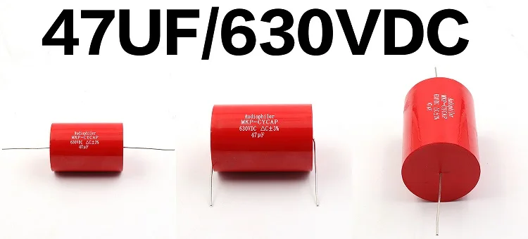 Audiophiler Mkp конденсатор конденсотор HIFI Fever безэлектродный конденсатор аудио конденсатор металлический пленочный соединитель частоты деления