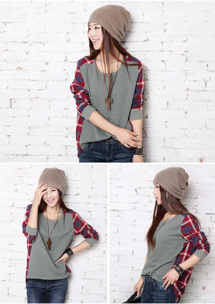 2017 женские летние стильные белые королевские синие футболки в клетку с вырезом