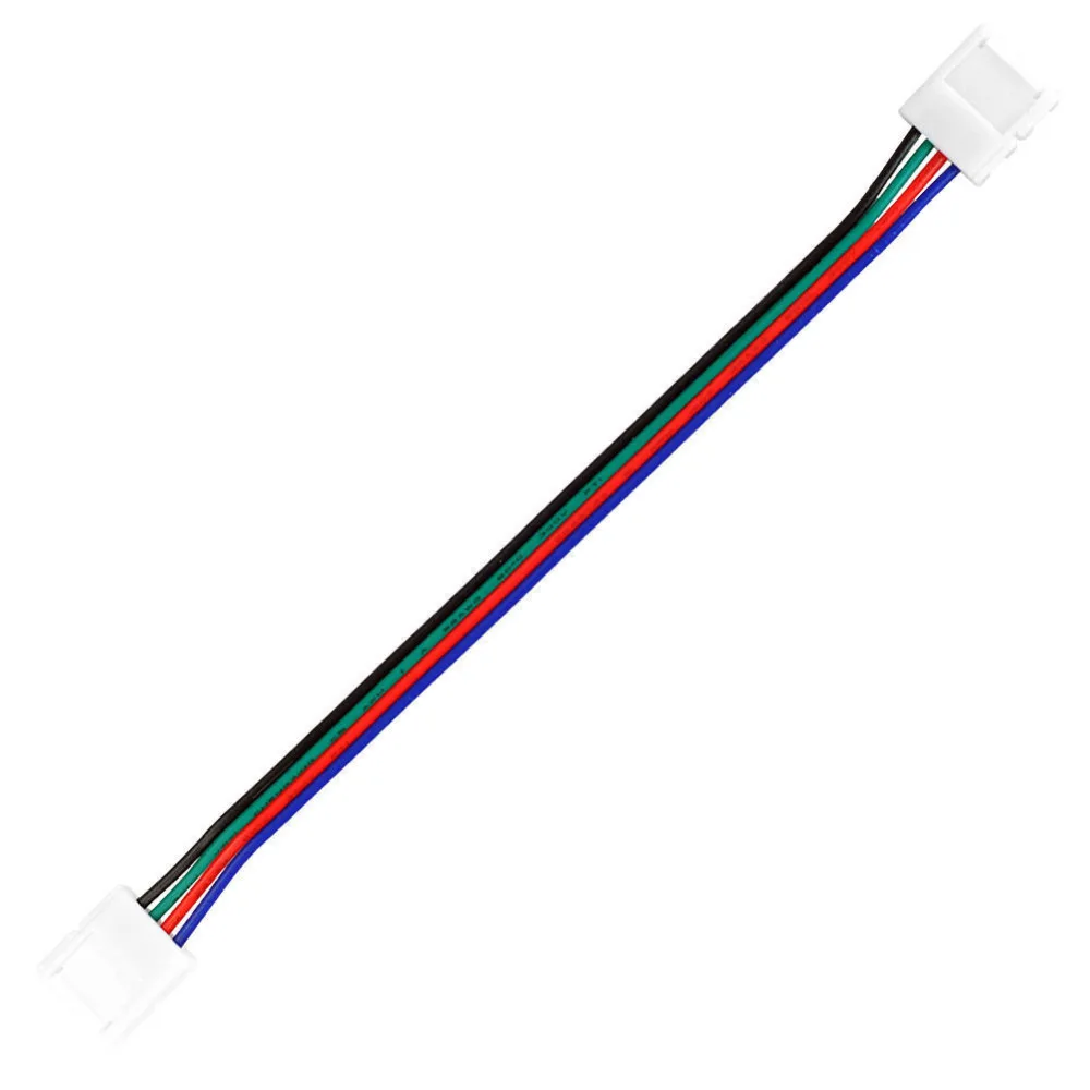 4 контактный разъем для светодиодной RGB ленты 10 мм SMD 5050 светодиодная полоса без