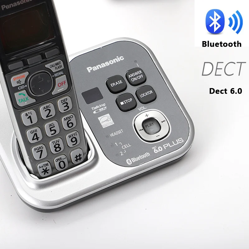 Цифровое беспроводное соединение телефона DECT 6 0 к сотовым телефонам
