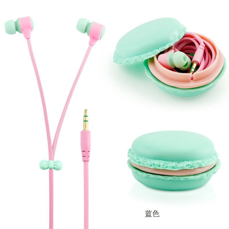 Macarons дизайн наушники гарнитура для Xiaomi Samsung Iphone MP3 плеер милый Ecouteur Auriculares fone de ouvido