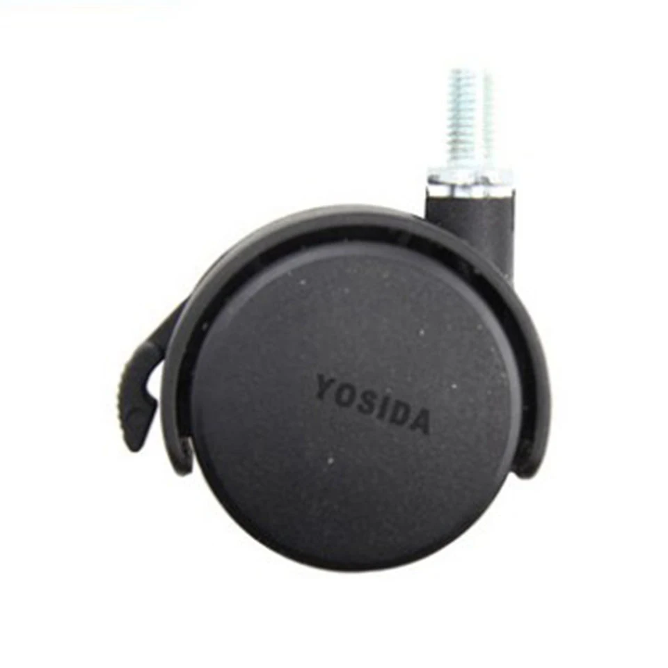 Новинка 2 дюйма прочные нейлоновые резиновые поворотные колесики M10 вращающийся