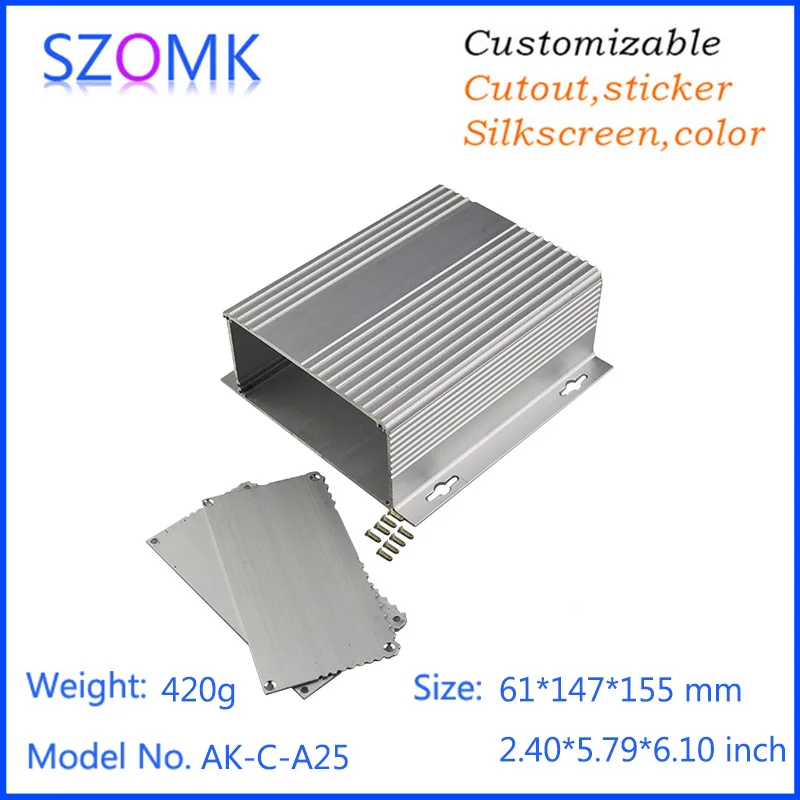 4 шт. алюминиевый корпус для печатной платы 61*147*155 мм | Обустройство дома
