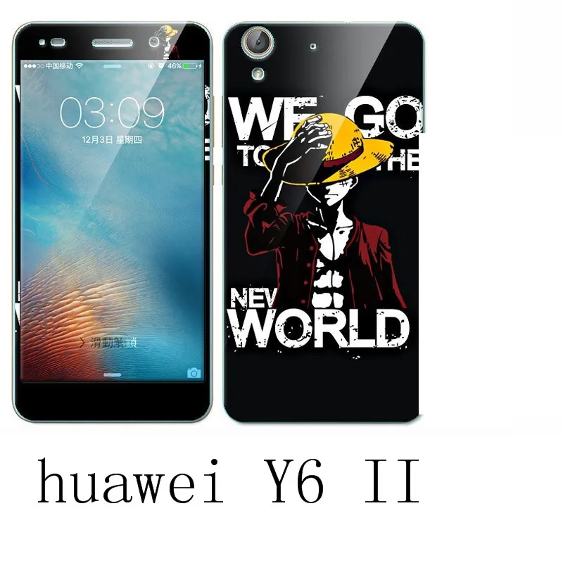 Чехол для huawei y6 ii 360 градусов защитный чехол из ТПУ + цветной Интегрированный