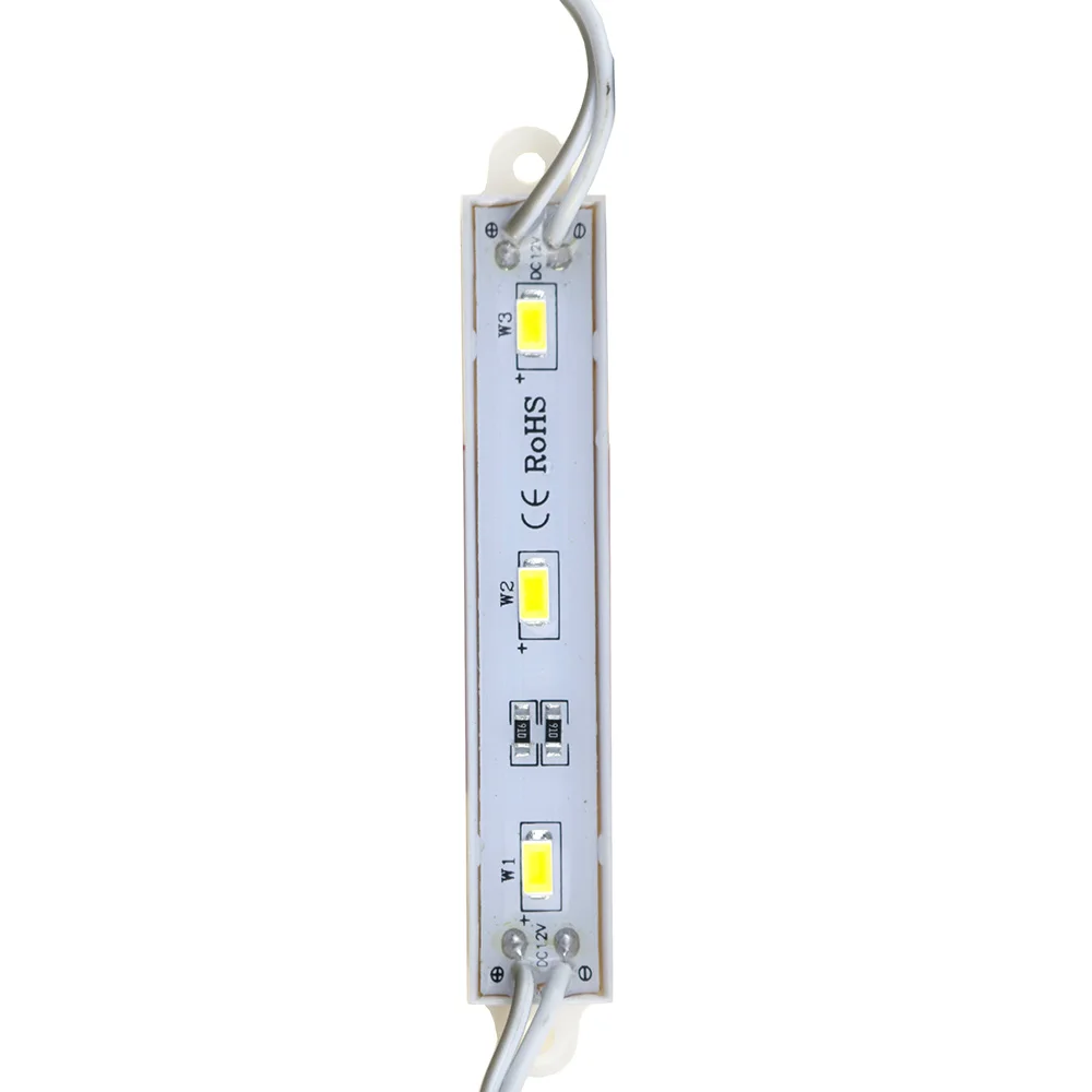 Светодиодный модуль 20 шт./лот 12 в пост. Тока SMD5630 3 светодиода IP67 водонепроницаемый