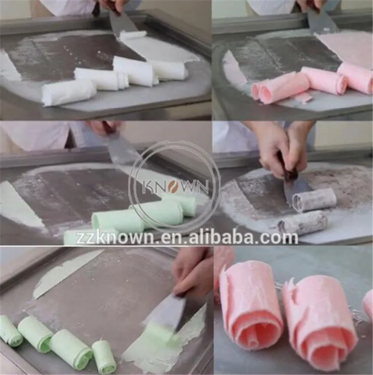 Сенсорный экран singel pan с 6 резервуарами для охлаждения пищевых продуктов Таиланд