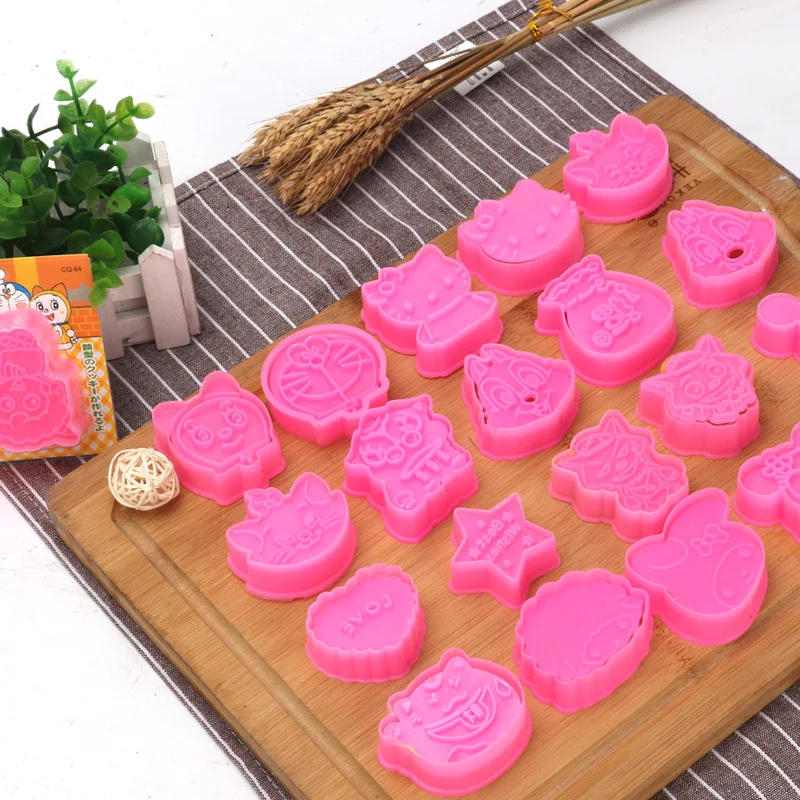 3D мультфильм выпечки Плесень печенья формы милое животное форма резак для