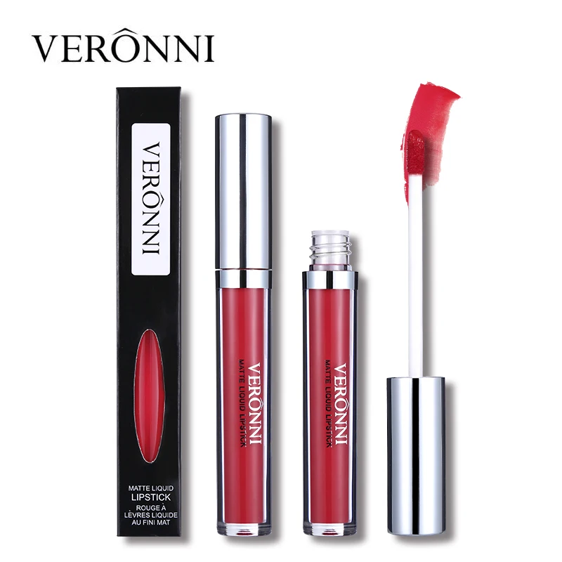 VERONNI 13 видов цветов бархатный матовый блеск для губ макияж водонепроницаемый