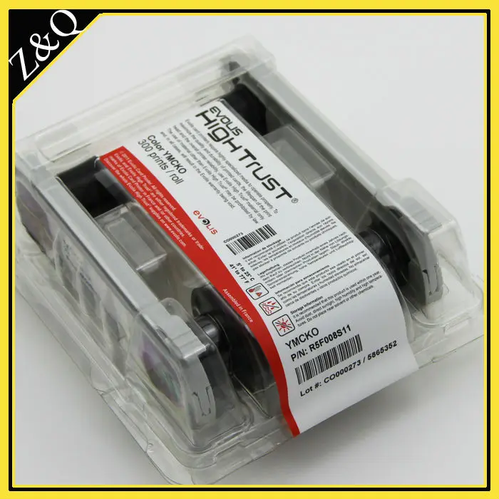 Цветная лента Evolis R5F008S14 для принтеров карт Primacy|evolis ribbon|card printer ribbonevolis ribbons |