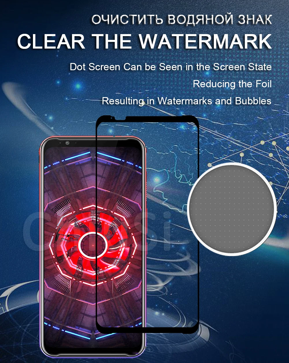 Полное покрытие Защитные пленки для zte Nubia Red Magic 3 Защитная пленка из закаленного стекла