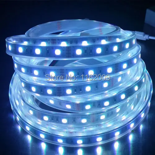 Водонепроницаемая силиконовая Светодиодная лента для бассейна ванной 5 м 300