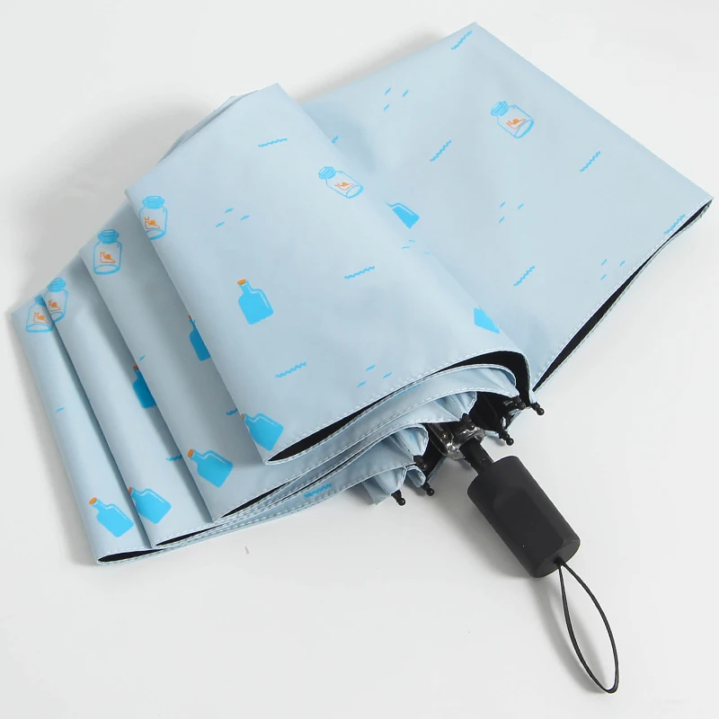Женский Романтический складной зонт от солнца розовый антиуф 3 цвета|rain umbrella