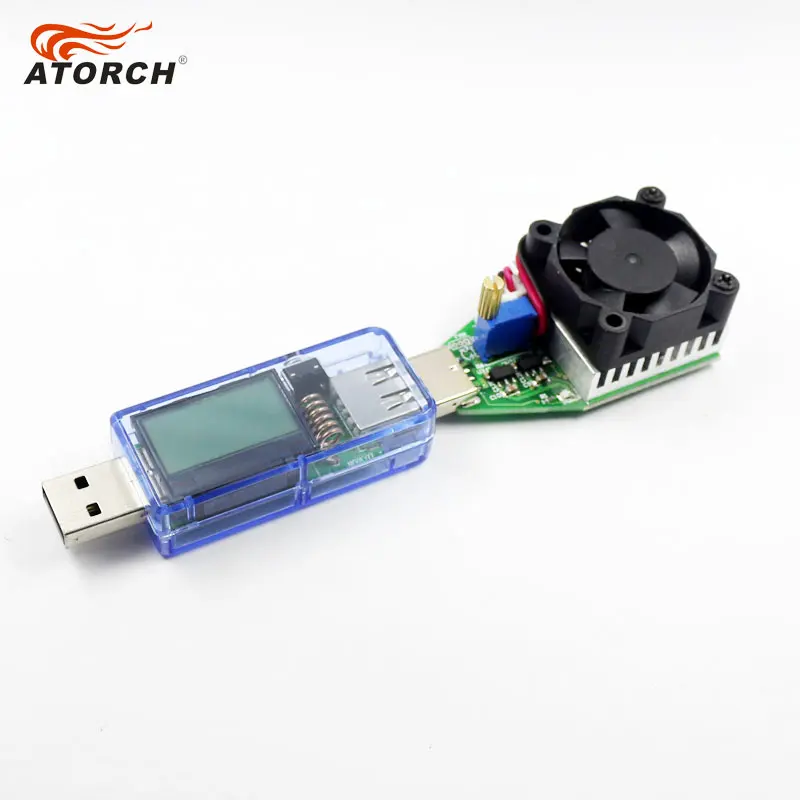 ATORCH USB Тестер DC Цифровой вольтметр + iphone micro Type c Mini плата адаптера usb нагрузка