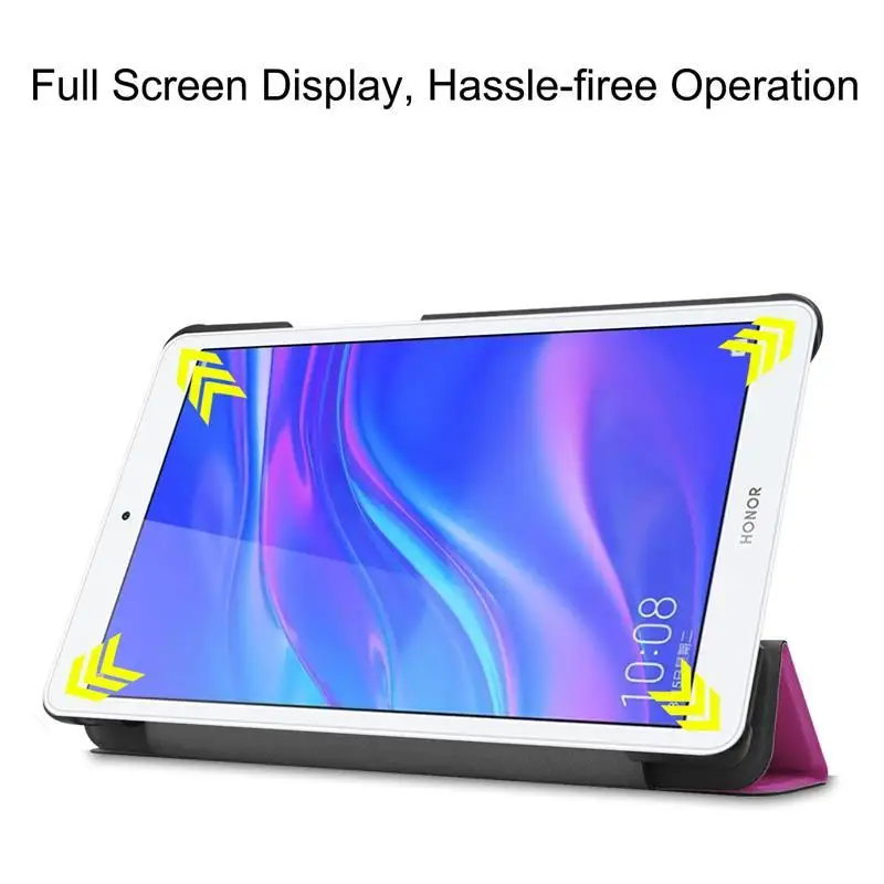 Трехслойный чехол для Huawei Honor Tab 5 T5 8 0 роскошный Магнитный ультра тонкий защитный