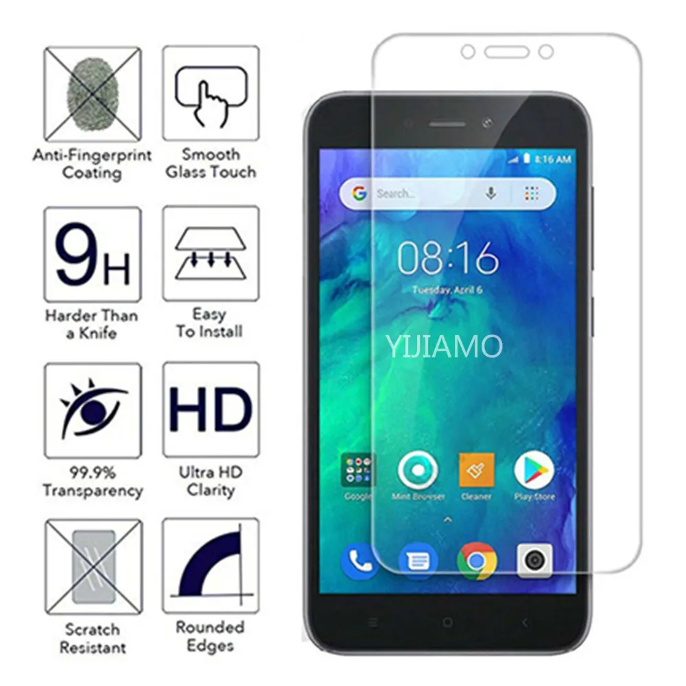 

2.5D Tempered Glass On The For Xiaomi Redmi Go Screen Protector For Redmi Go Safety Protective Film Glass Cover red mi go xiomi