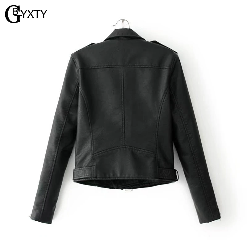 Женская куртка на молнии GBYXTY cchaqueta moto из искусственной кожи в стиле панк 2018 модная