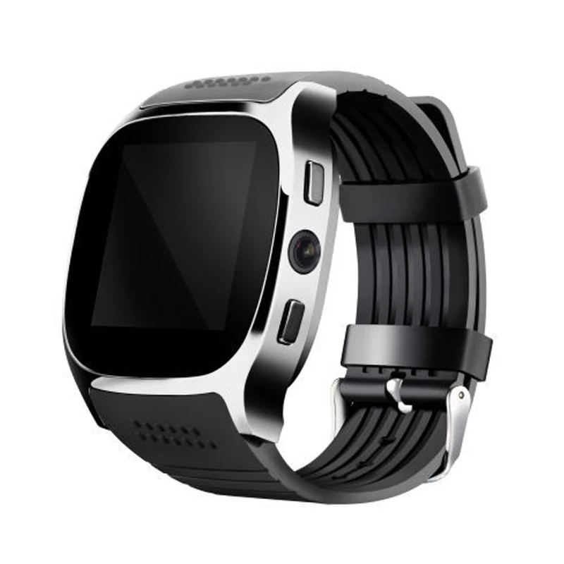 Умные часы Bluetooth спортивные T8 шагомер наручные Поддержка SIM TF карты вызова с