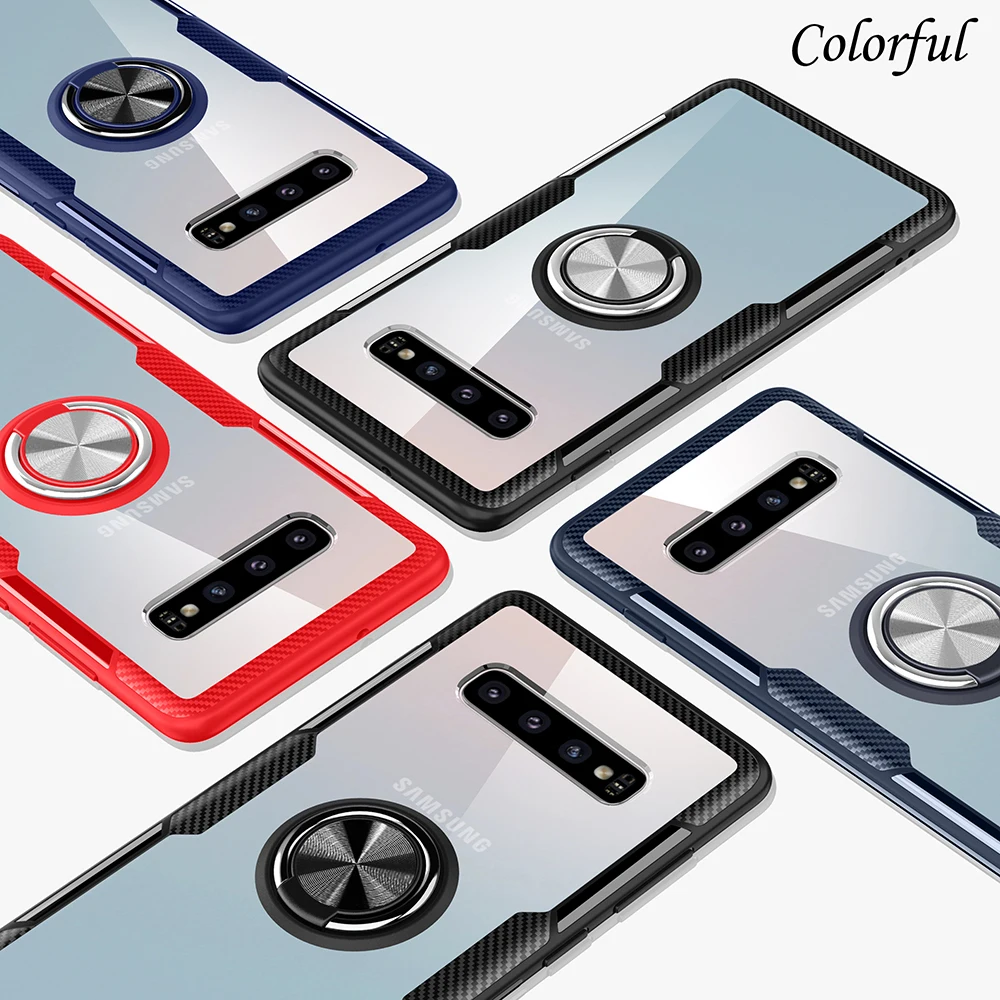 Чехол KEYSION для телефона Samsung Galaxy S10 Plus S10e + S9 задняя крышка магнитный автомобильный