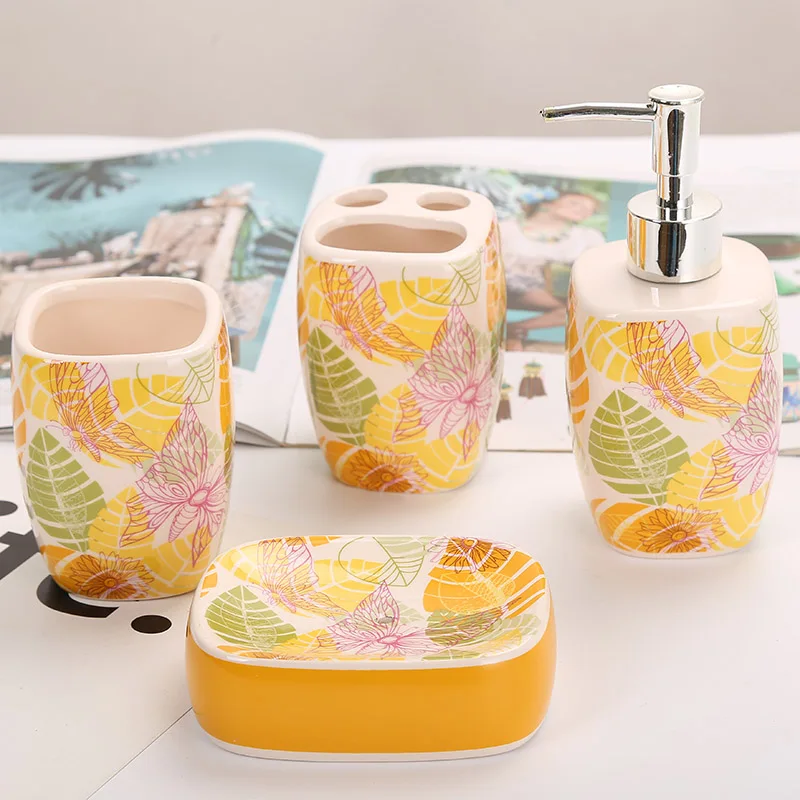 Керамическая мыльница Диспенсер косметические бутылочки ванная комната
