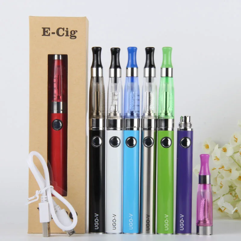 Ego electronic cigarette UGO V CE4 starter kit ugo v battery usb passthrough update EVOD 1.6ml atomizer e-cig | Электроника